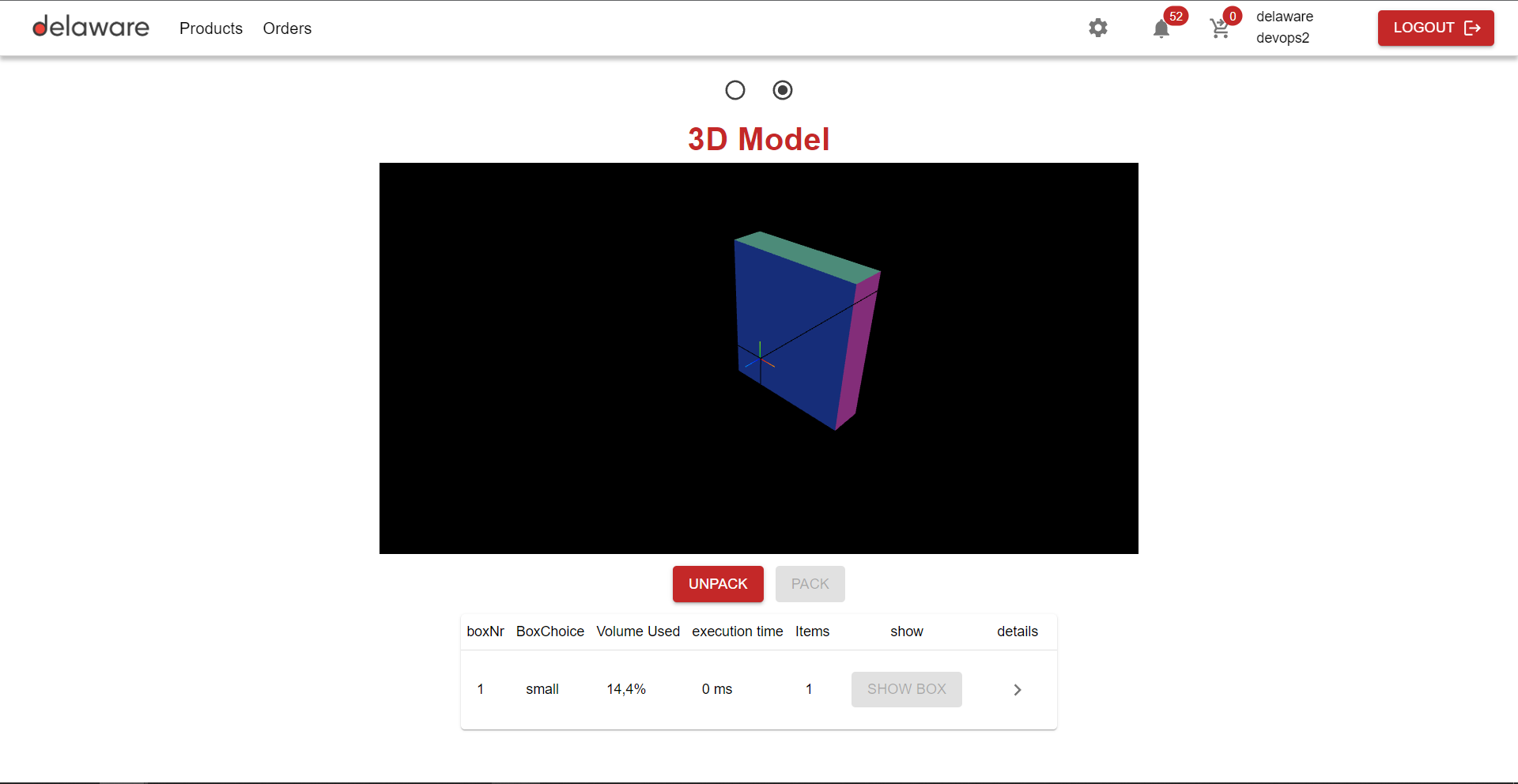 Delaware web application