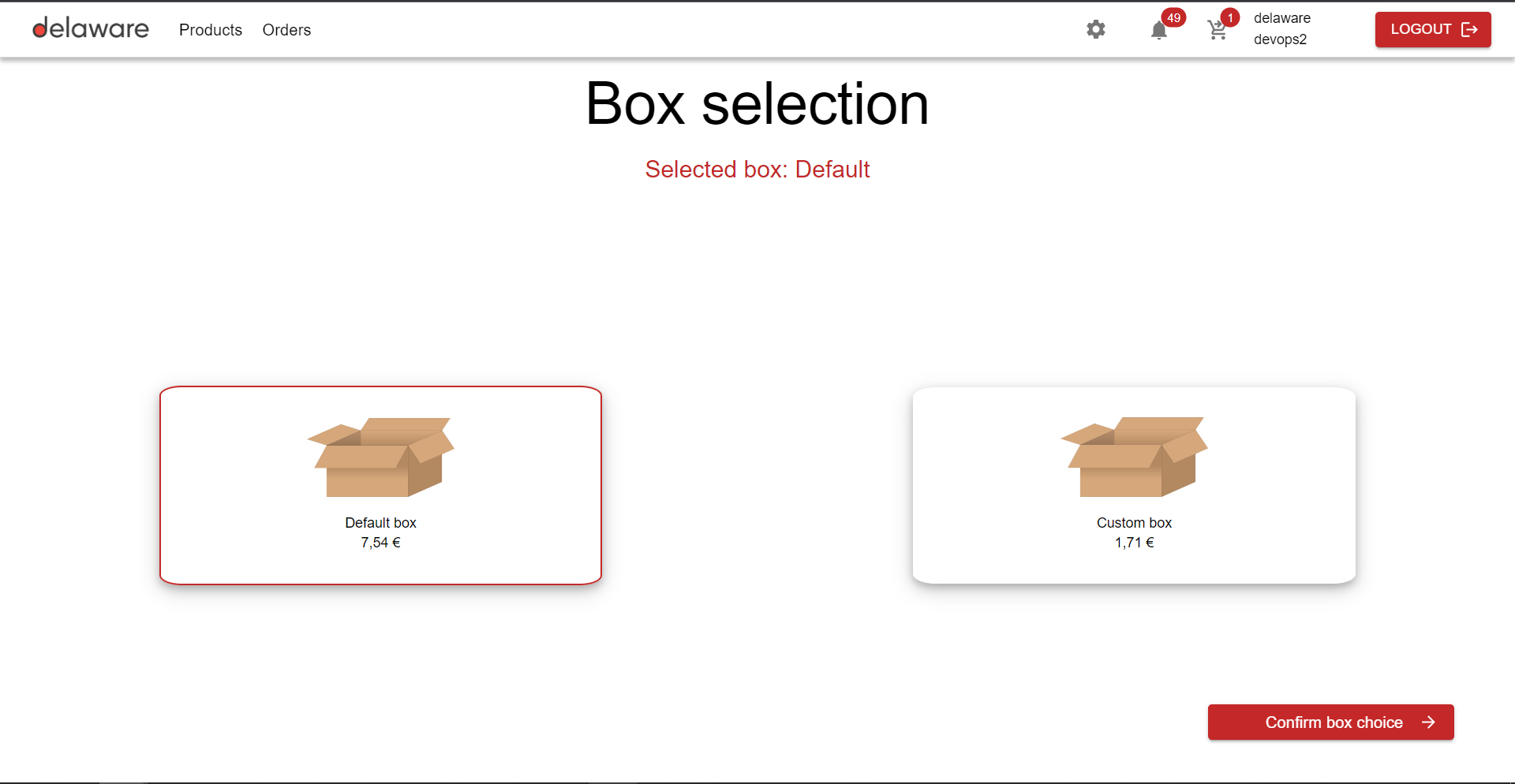 Delaware web application