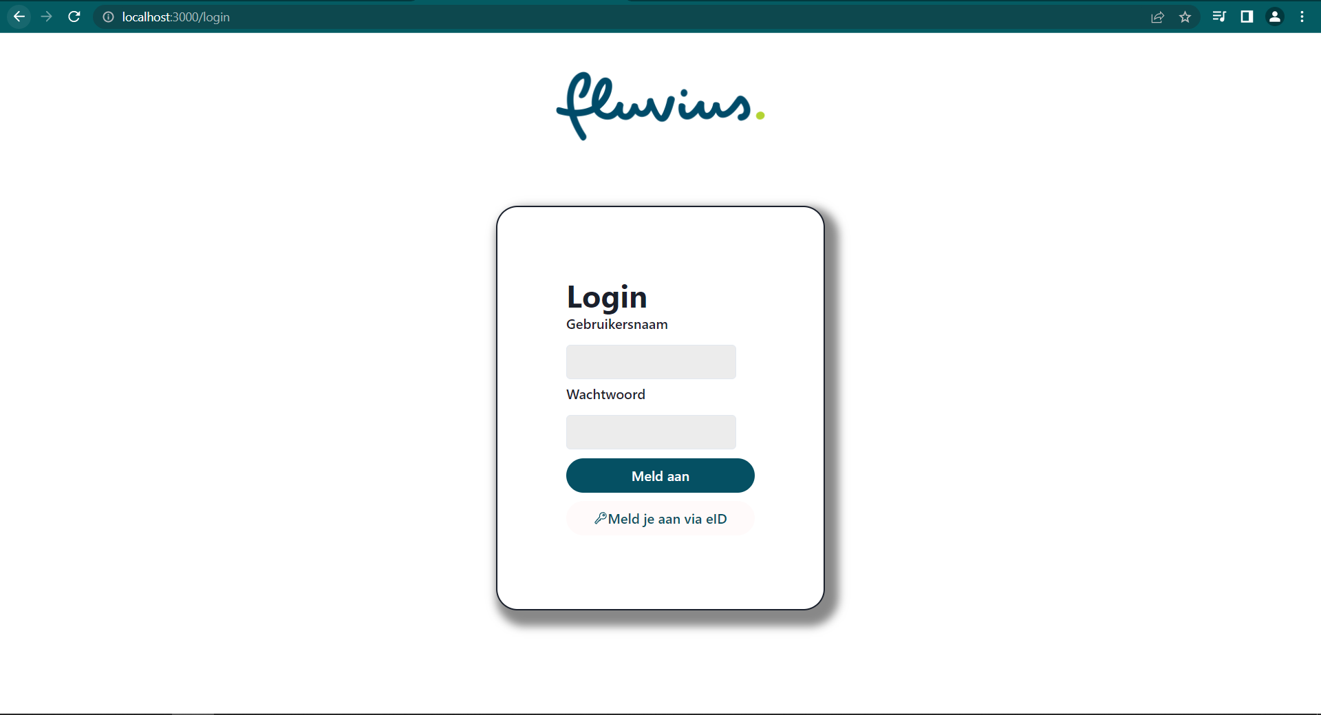Fluvius webapp