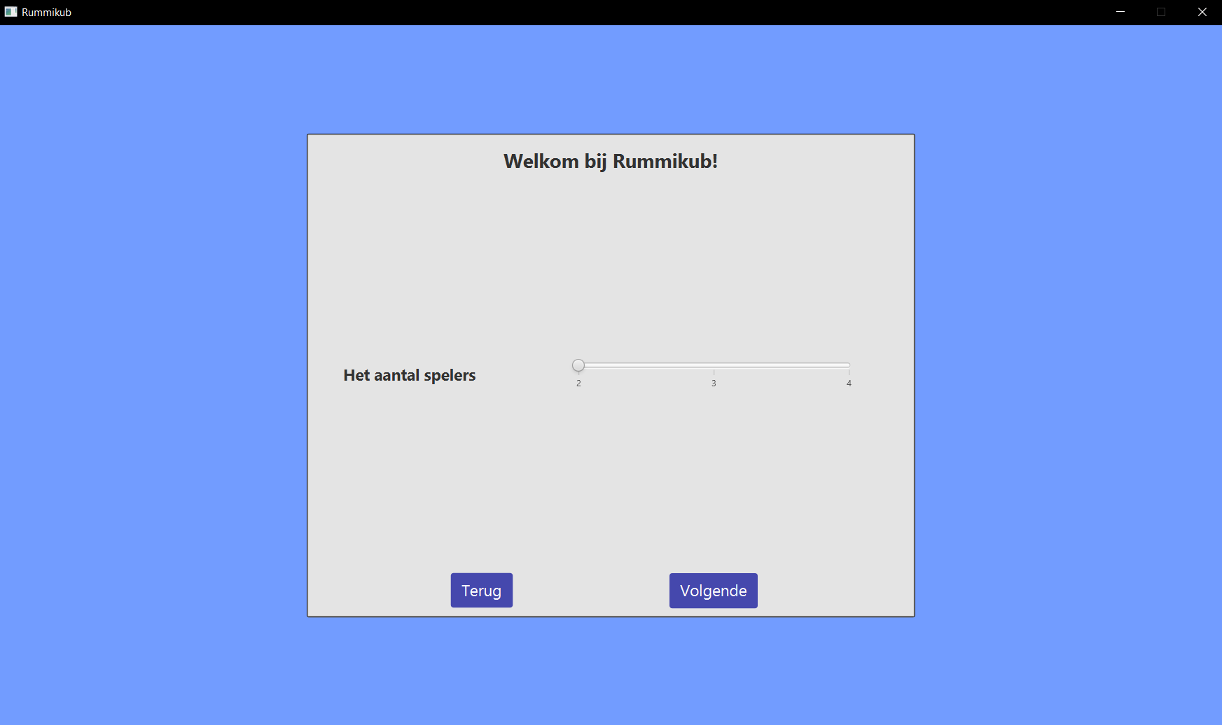 Rummikub game application