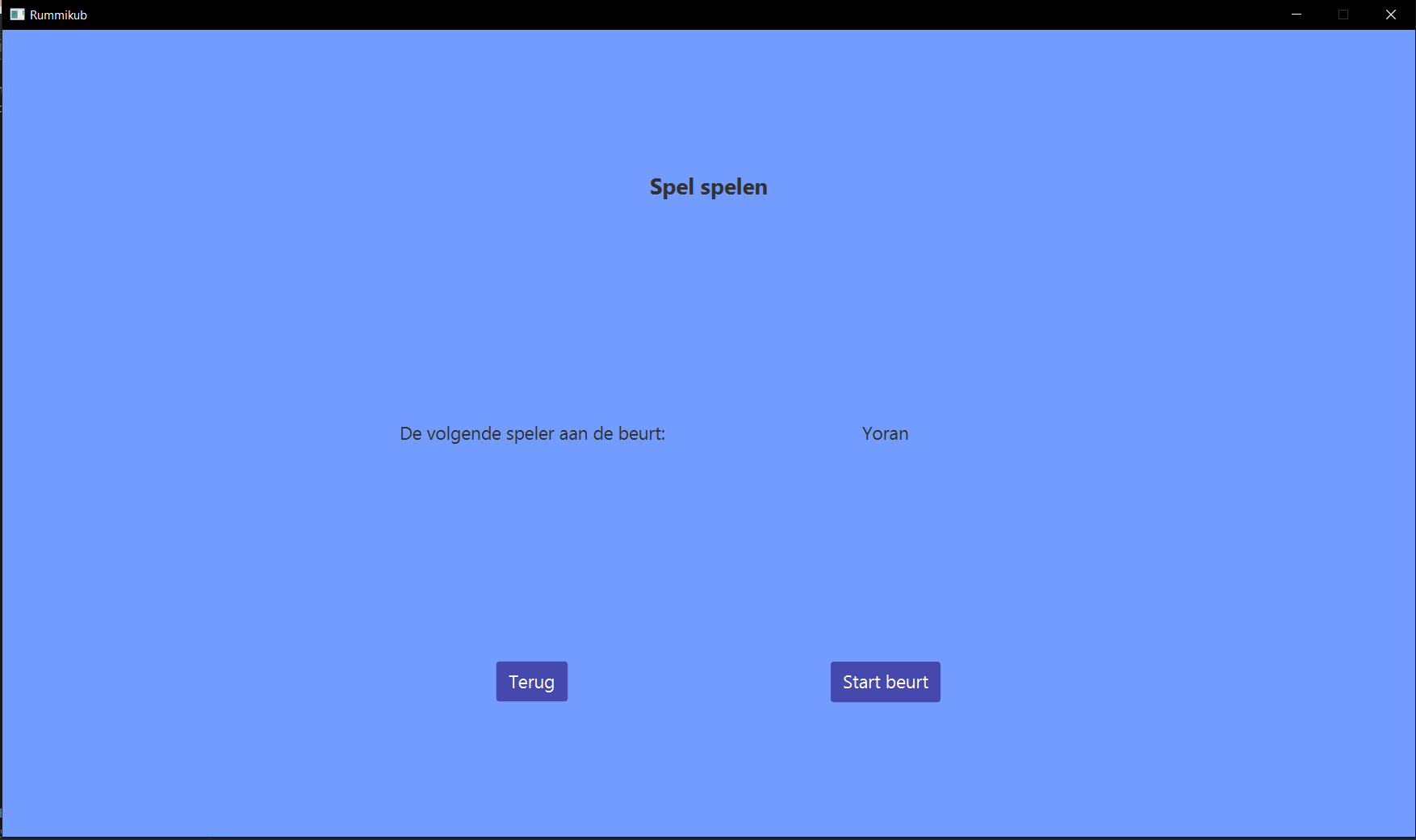 Rummikub game application