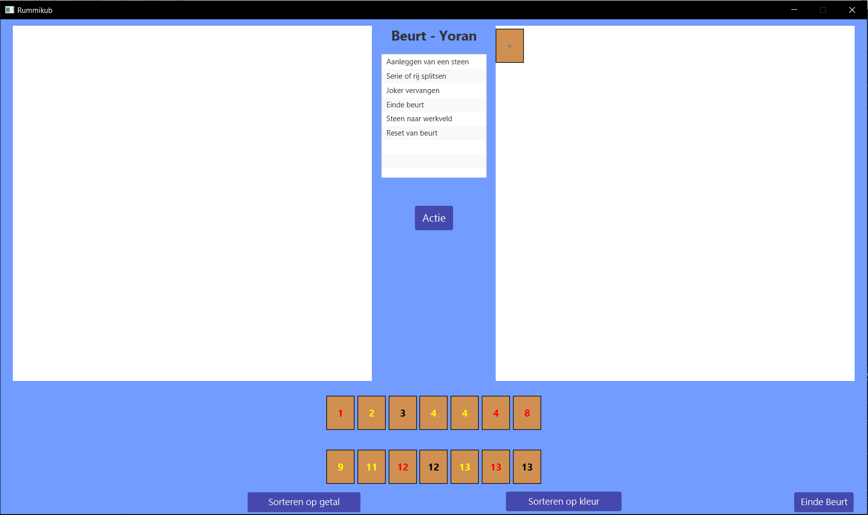 Rummikub game application